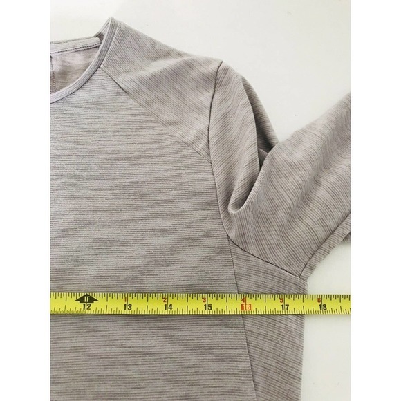 REI | Women's Grey Long Sleeve Crew Neck Pullover Pursuits Shirt Size Small - Picture 6 of 9